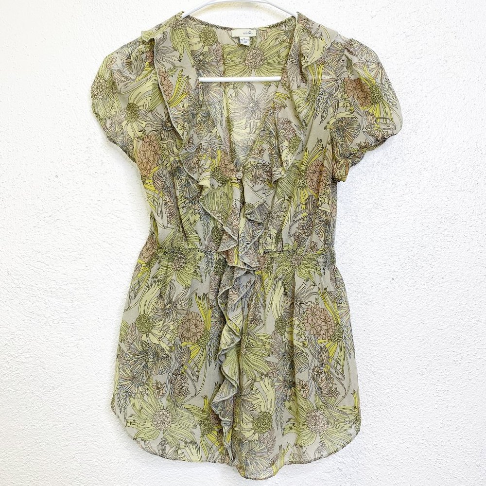 Anthropologie Peasant Top Size 0